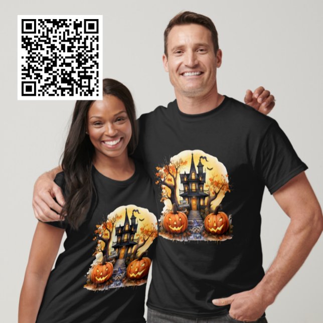 Camiseta Feliz Halloween atormentado: La bruja de Yorkie (Subido por el creador)