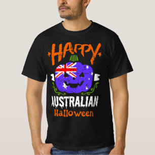 Camiseta Feliz Halloween australiano