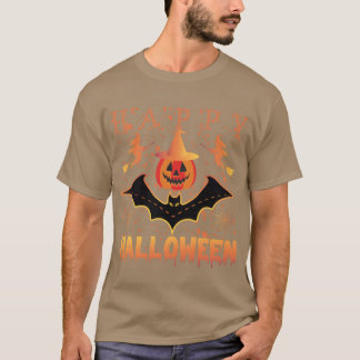 Camiseta Feliz Halloween Bompkinrick Orreat