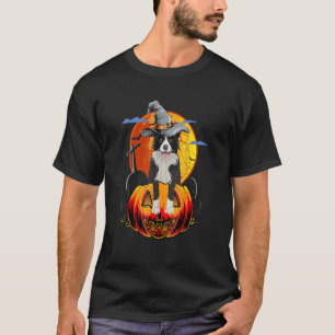 Camiseta Feliz Halloween Border Collie Perro Halloween