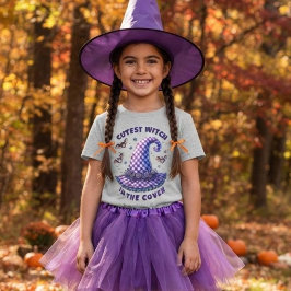 Camiseta Feliz Halloween Brujas Sombrero de Bruja de Gingha