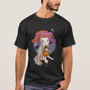 Camiseta Feliz Halloween Bull Terrier Costume Cute Bulte Do