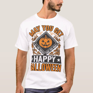 Camiseta Feliz Halloween Calabaza Regalos Vintage