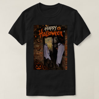 Camiseta Feliz Halloween – Casa Embrujada de Fantasmas Espe