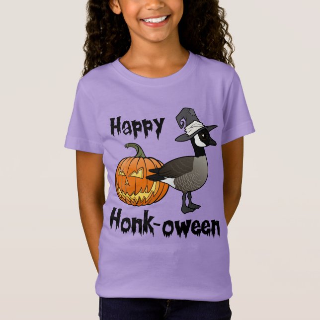 Camiseta Feliz Halloween con hongos en Canadá (Anverso)