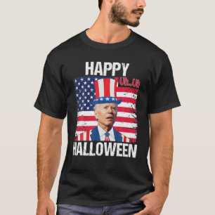 Camiseta Feliz Halloween Confundido Joe Biden Gracioso Feli