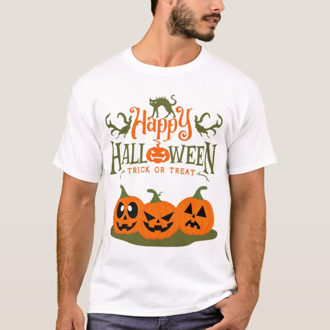 Camiseta Feliz Halloween - Cool Halloween (Anverso)