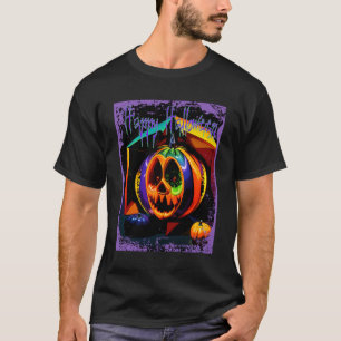 Camiseta Feliz Halloween Creepkin Calabaza