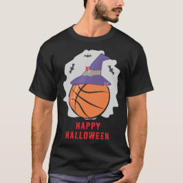 Camiseta Feliz Halloween de Baloncesto - Divertido