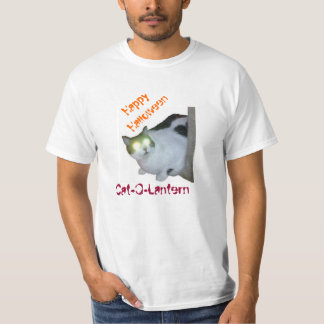 Camiseta Feliz Halloween de la Gato-O-Linterna