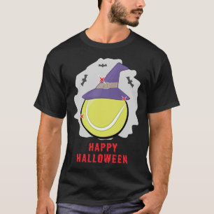 Camiseta Feliz Halloween de tenis - Divertido