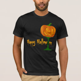 Camiseta Feliz Halloween de Vino de Calabaza de Hallowine