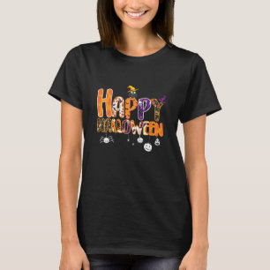 Camiseta Feliz Halloween Disstume Cumpkin Calabaza Miedo F