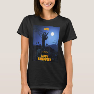 Camiseta Feliz Halloween en octubre, nos ponemos