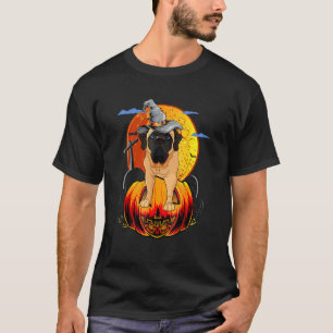 Camiseta Feliz Halloween English Mastiff Dogs Halloween