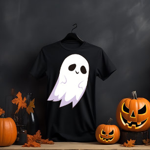 Camiseta Feliz Halloween fantasma