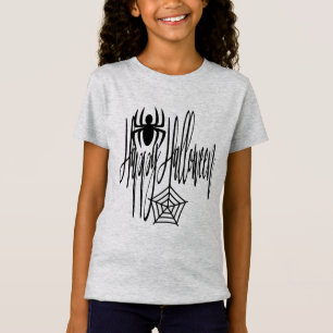 Camiseta Feliz Halloween Funny Scary Spider Cobweb