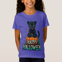Feliz Halloween Gatito Pantera Negra