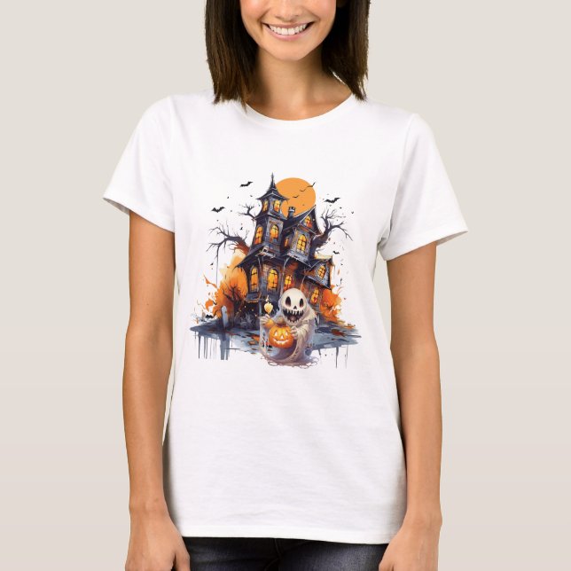 Camiseta Feliz Halloween Ghoul (Anverso)