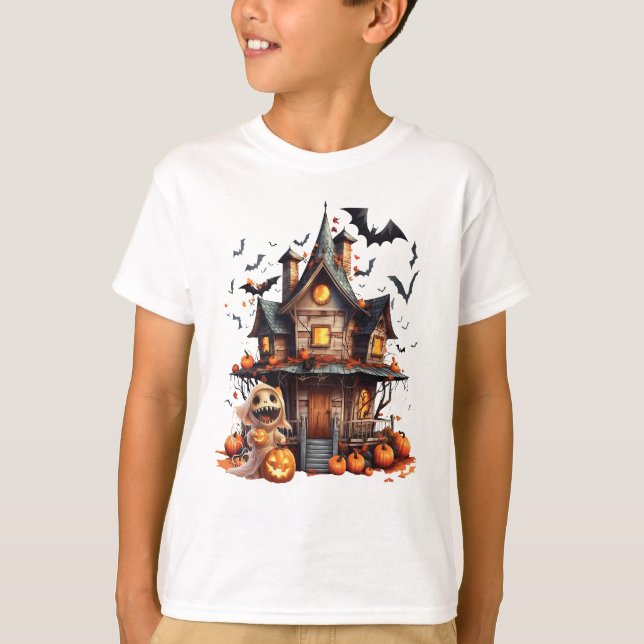 Camiseta Feliz Halloween Ghoul (Anverso)