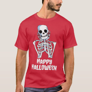 Camiseta Feliz Halloween Gracioso Tirador de Escrúpulos de 