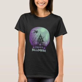 Camiseta Feliz Halloween Hauned House Halloween
