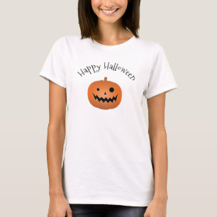 Camiseta Feliz Halloween Hauned Jack O Lantern Pumpkin