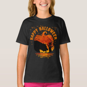CAMISETA FELIZ HALLOWEEN HOMBRES MUJERES NIÑOS COSTUMBRAN C