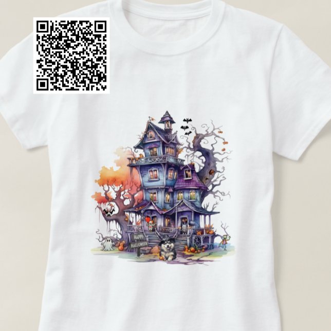 Camiseta Feliz Halloween Husky Bruja Y Famosos Amigos (Subido por el creador)