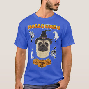 Camiseta Feliz Halloween I Perro Lover I Pug 4302