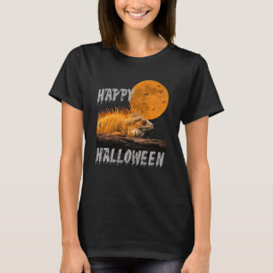 Camiseta Feliz Halloween Iguana Lizard Reptile T