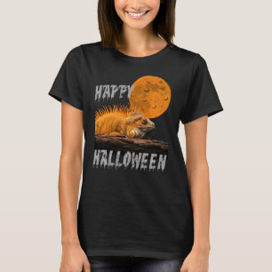 Camiseta Feliz Halloween Iguana Lizard Reptile T