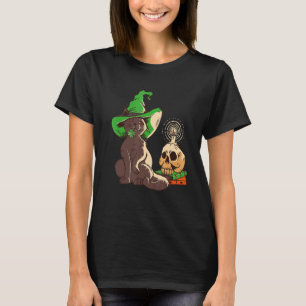 Camiseta feliz halloween irish american 2022 gato negro con