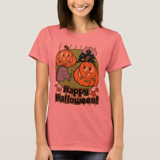 Camiseta Feliz Halloween, Jack-o-Lantern casa embrujada