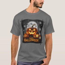 Camiseta Feliz Halloween Jack y Lantern