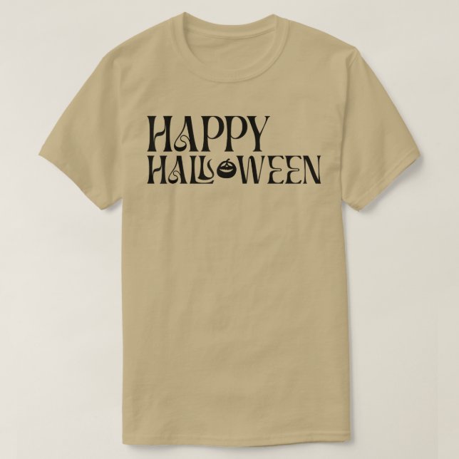 Camiseta Feliz Halloween JackOLantern Tee de otoño (Diseño del anverso)