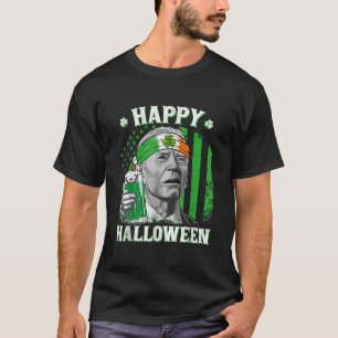 Camiseta Feliz Halloween Joe Biden St Patricks Day Leprecha