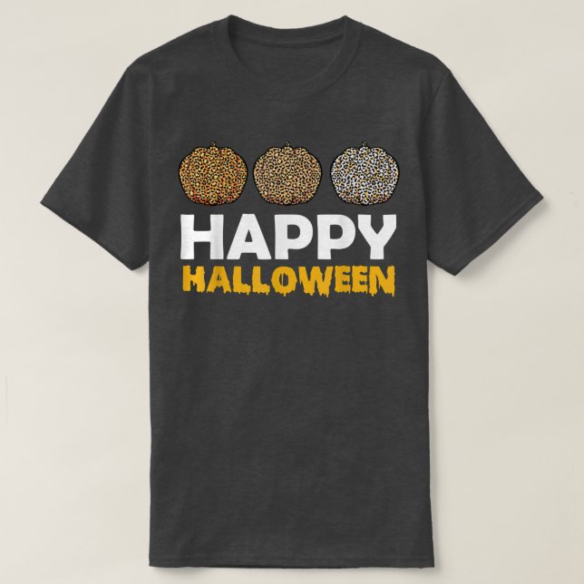 Camiseta Feliz Halloween Lazy Costume Cute Topo Leopardo de (Diseño del anverso)