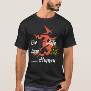 Camiseta Feliz Halloween Live Life Large