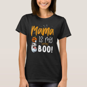 Camiseta Feliz Halloween Mama Es Mi Boo Familia Combinada G