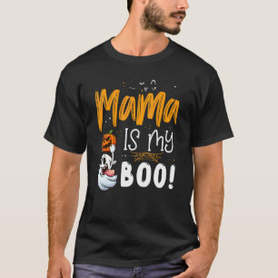 Camiseta Feliz Halloween Mama Es Mi Boo Familia Combinada G
