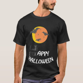 Camiseta Feliz Halloween Men Black