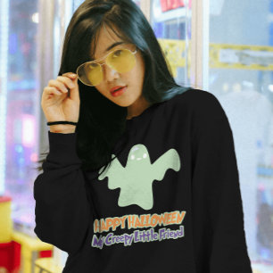 Camiseta Feliz Halloween mi espeluznante Amigo Pequeño