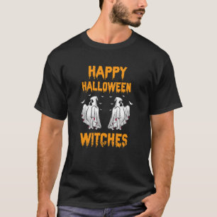 Camiseta Feliz Halloween muestra a Guay retro presente
