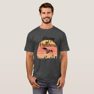 Camiseta Feliz Halloween Murciélago Vampiro