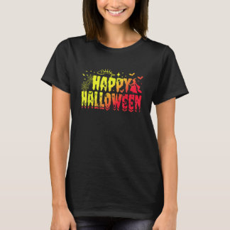 Camiseta Feliz Halloween, Orca, Conejo Y Mascotas Esbozos G