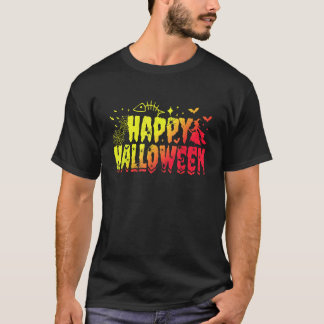 Camiseta Feliz Halloween, Orca, Conejo Y Mascotas Esbozos G