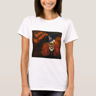 Camiseta Feliz Halloween Payaso Asustador