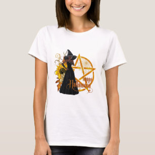 Camiseta Feliz Halloween, Pentagrama afroamericana