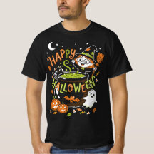 Feliz Halloween Retro Bruja Caldera Monada